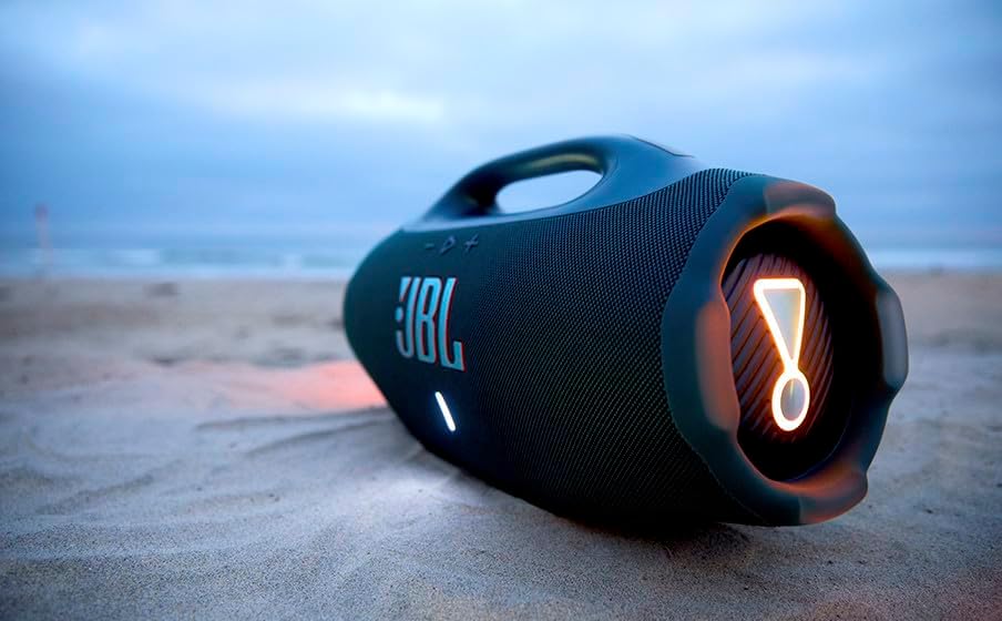 Most Powerful Waterproof Speaker with Massive Pro Sound, Up to 34 Hours of Playtime