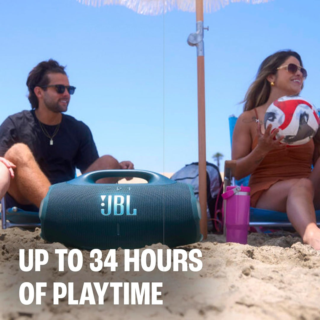 Most Powerful Waterproof Speaker with Massive Pro Sound, Up to 34 Hours of Playtime